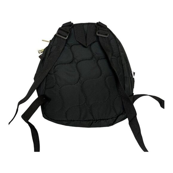 New Adidas Linear Mini Backpack in Black, White and Gold Classic Travel Everyday main image 7